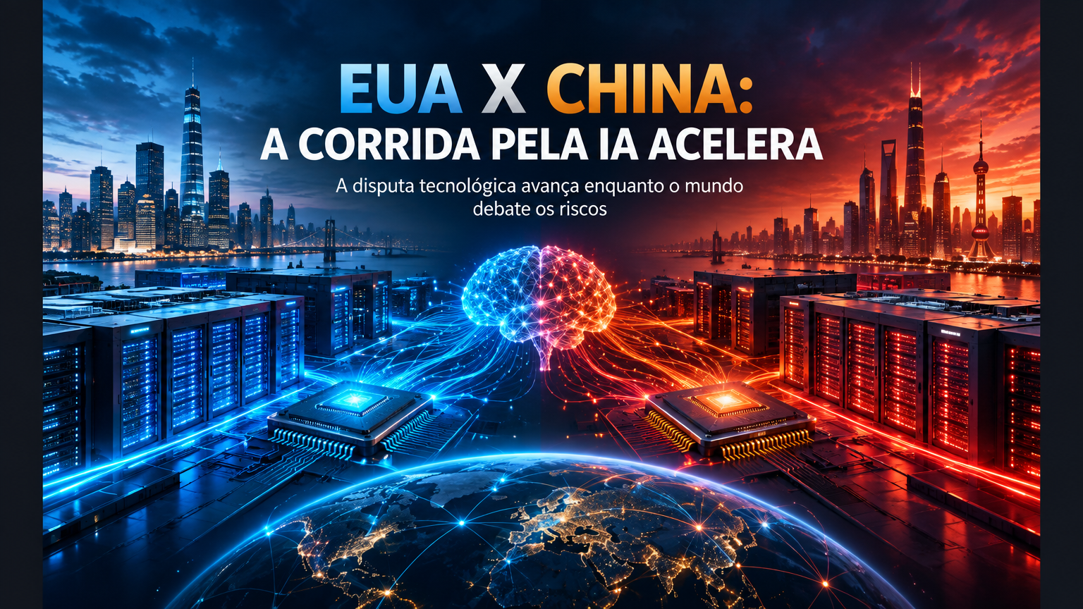 Competição entre EUA e China em IA acelera: quem dominará a próxima revolução tecnológica? imagemgerada 1789660698898