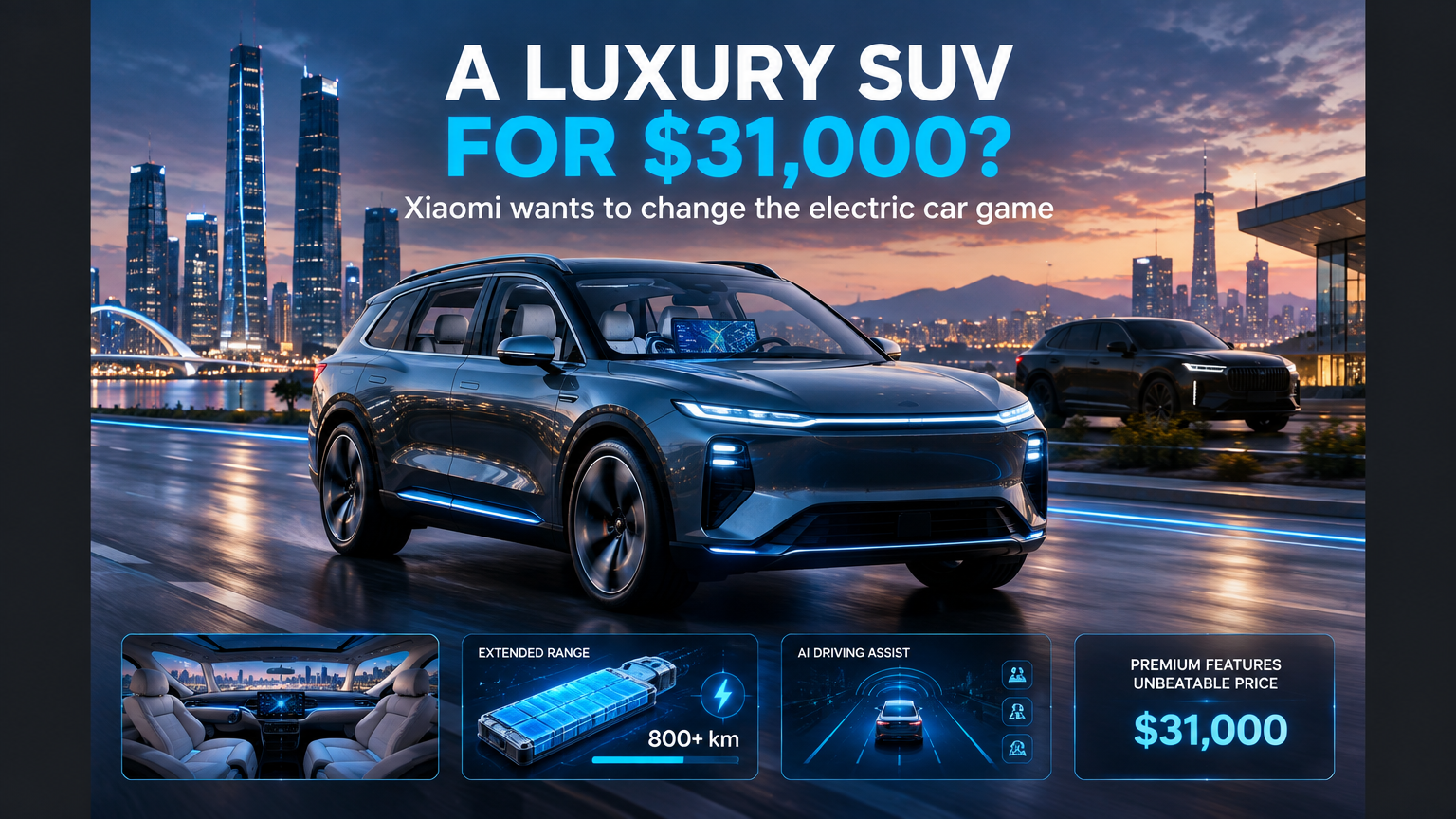Xiaomi Launches a Luxury SUV for About $31,000 and Challenges Traditional Brands imagemgerada 1789819533544
